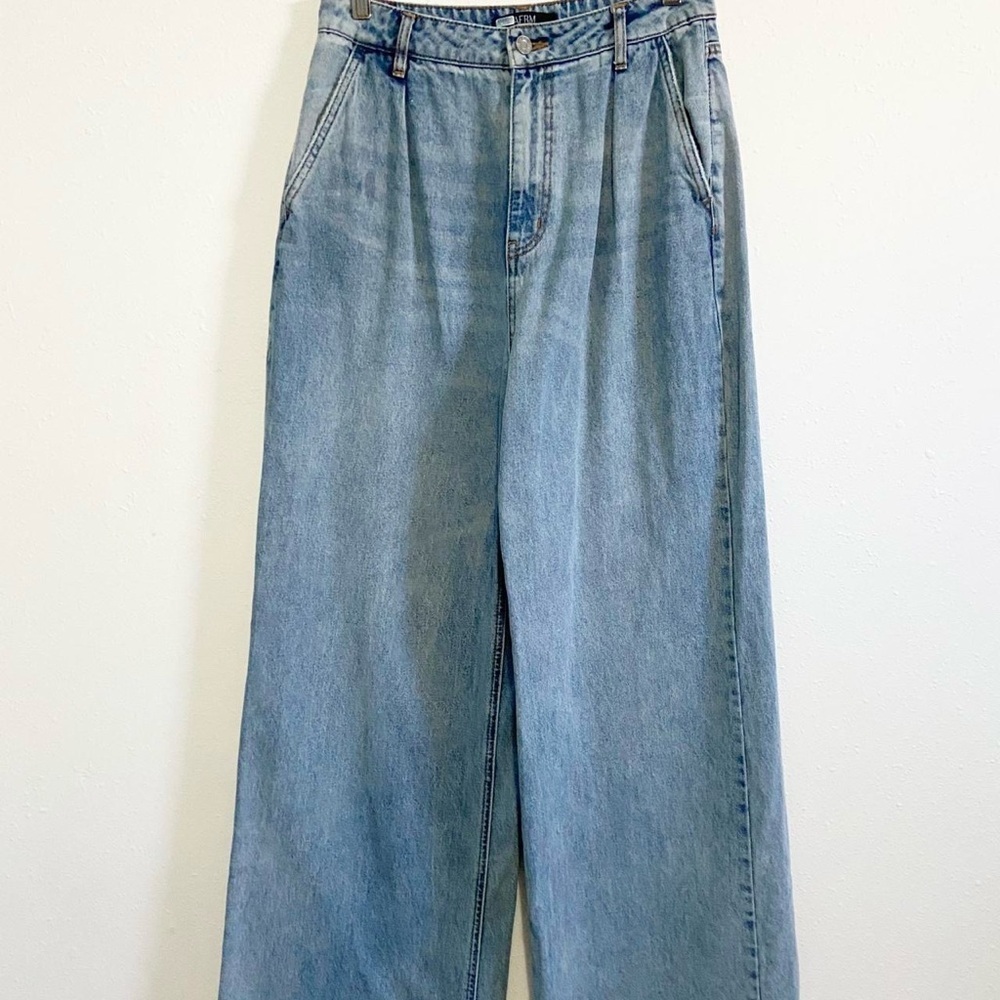 AFRM Turner Baggy Denim Wide Leg Jeans - Picture 4 of 9